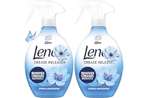 BLUES Crease Releaser Spray - Spring Awakening Scent | Twin Pack (2 x 500ml) | Instantly Removes Wrinkles from Clothes & Fabrics | No Ironing Needed | Fresh Scent Easy Spray