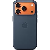 Apple iPhone 17 Pro i&ccedil;in MagSafe &ouml;zellikli Tech Dokuma Kılıf - Mavi ​​​​​​​