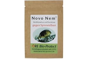 Novo Nem® Ambly. calif. 500 Raubmilben - Streuware für 5-10 Pflanzen gegen Spinnmilben an Zierpflanzen, Gemüse und Nutzpflanzen