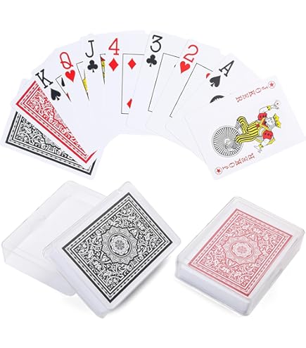 Daiso Plastic Playing Cards With Case : Amazon.ae: Toys