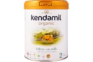 (2 x 800 g) Kendamil Organic Follow On Milk, Stage 2 – Tillverkad i Storbritannien, ekologisk helmjölkformel – med HMO, ingen palmolja, ingen SOYA, inga GMO