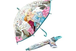 CHANOS TDL Disney Frozen Anna and Elsa Umbrella Brolly School Travel Gift