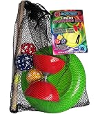 Megagic – Sac à Dos Jonglerie Cirque Arlette Gruss AG7 : Assiette Chinoise, Diabolo, 3 Balles Et 3 Massues – Dès 7 Ans