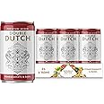 Double Dutch Pomegranate & Basil Premium Tonic Mixer | 24 x 150ml cans | Low Calorie Perfect Mixer for Cocktails, No Artificial Colours Preservatives or Flavours (Pack of 24)