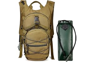 G4Free Trinkrucksack Taktischer Hydration Pack Rucksack mit 3 L Wasser Blase zum Radfahren Laufen