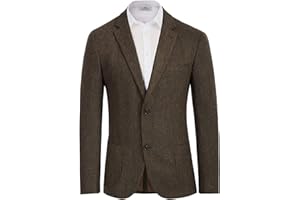 PJ PAUL JONES Sakko Herren Harris Tweed British Blazer 2 Knöpfe Vintage Anzugsjacke Business Jackett
