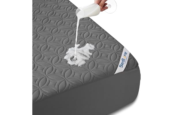 BEDLORE Madrasskydd 180 x 200 cm – ett vattentätt madrasskydd med 40 cm djupa hörn. Den mjuka och andningsbara madrasskyddet