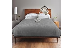 Pawsee Manta para Perros Impermeable, Lavable Cama para Perros Felpa y Antideslizante Impermeable con Super Suave Sherpa Manta para Perros Manta