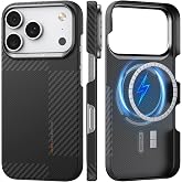 RAPTIC iPhone 17 Pro Max i&ccedil;in, MagSafe ile Uyumlu, Kaymayan ve Kılıfsız Hissi Olan Ultra İnce Hafif Kılıf, 1500D Aramid Fiber