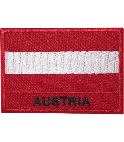 1000 Flags Aufnäher – Tschechische Flagge, Bestickt, 9x6 Cm, Zum Aufnähen Oder Aufbügeln