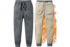 CheChury Męskie spodnie do biegania, z polaru, z ciepłą bawełną, termiczne, grube, szerokie spodnie do biegania, na siłownię, spodnie sportowe, spodnie rekreacyjne, spodnie do biegania, odzież