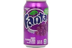 Fanta - Fanta goût Raisin - Pack de 12 canettes x 355 ml