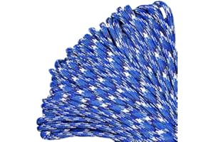 Paracord Planet Véritable paracorde de Type III de 550 LB – Cordon en Nylon de Couleurs Unies, Multicolores et réfléchissantes