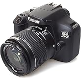 Canon EOS 4000D Kit 18-55mm DC III Spiegelreflexkamera, schwarz