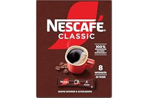 NESCAFE NESCAFÉ Classic Caffè Solubile, 20 Bustine 34g