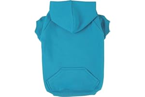 Zack & Zoey Basic Hoodie for Dogs, 24" X-Large, Bluebird