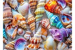 MOJIGE Jigsaw Puzzles for Adults 1000, Puzzles for Adults, Challenging Puzzles, Puzzle Game for The Whole for Women, Gifts for Men, Theme:Romantic Conch