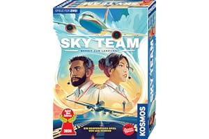 Kosmos 684044 Sky Team - Bereit zur Landung? Spiel des Jahres 2024, kooperatives Spiel für 2 Personen ab 10 Jahre, Strategiespiel, Brettspiel, Gesellschaftsspiel