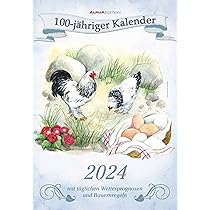 100 Jähriger Kalender 2024 Rohrmann - Ferne Jennine