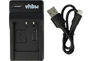 ‎VHBW vhbw Ładowarka USB kompatybilna z Fujifilm Finepix Real 3D W3, X10, XP150, XP200 aparat cyfrowy, kamera, akumulator Action Cam - ładowarka