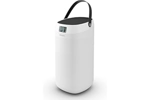 Olimpia Splendid 99277 Aura Care Purificador de aire, Tres etapas de filtración con Hepa13, Ionizador y lámpara UV germicida, Diseño ergonómico, Wi-fi integrado y control por voz