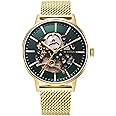 Titan Mechanical Slimline Green Dial Mechanical Stainless Steel Strap Analog Watch for Men-NS90159YM01/NT90159YM01
