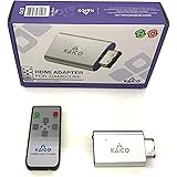 HDMI-Adapterkabel für den Nintendo Gamecube mit GCVideo-Software. Unterstützt 2x Line-Doubling und enthält eine Fernbedienung