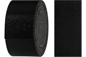 haggiy Melamine Edging Tape with Hot Melt Adhesive - Black, 40mm x 5m | Iron-On Edging Tape for Shelves & Panels