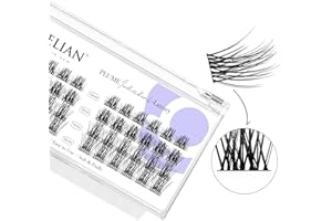 DIY Eyelash Extension,Cluster Individual Pestañas Postizas Naturales, Pestañas Postizas en Casa Black Super Thin Band 48 Lash Clusters Mix by BEYELIAN(705)