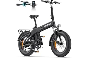 ENGWE Bicicletta Elettrica Pieghevole, Batteria Da 48 V 13,5Ah Con Autonomia Fino A 120km, Sensore Di Coppia Con Freni Idraulici E App Per Ogni Tipo Di Terreno, EP-2 3.0 BOOST