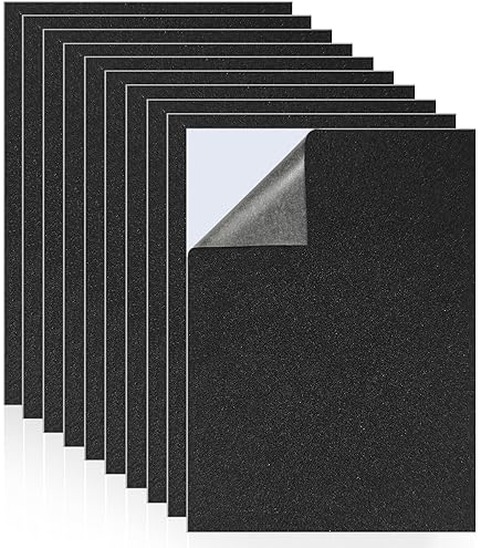 Fogli Di Feltro Autoadesivi EUBSWA - 220x40 Cm Per Fai-Da-Te (Marrone Scuro) - Foto 6