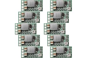 WEEWOODAY 10 Modules de Régulation 5V Mini Réducteur de Tension 4,5-24V 12V 24V à 5V 3A Convertisseur Buck Régulateur de Tension Réduite DC à DC Module de Transformateur d'alimentation
