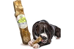 Woodbone Knots Coffee Wood Dog Chew Toy for Large Dogs - Natural Wood Knots Branch Chewing Stick - Pack of 1 Size L