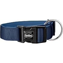 Nobby Halsband Classic Preno EXTRA, Schwarz, 32-45 Cm (verstellbar), 38 Mm Breit – Mit Neopren-Futter Für Großen Hund