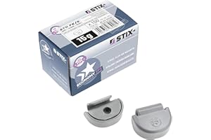 ‎STIX Stix Automotive Equipment 100x Premium Schlaggewichte 15g Stahl FE/S für Stahlfelgen Auswuchtgewichte Wuchtgewichte