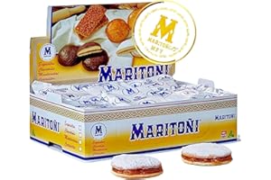 ALHAMBRAGOLD Maritoñi 20 Unidades - Regalo Gourmet de Granada, Dulce Granadino 70 Años Tradición - Galleta y Bizcocho, Producto Español Auténtico