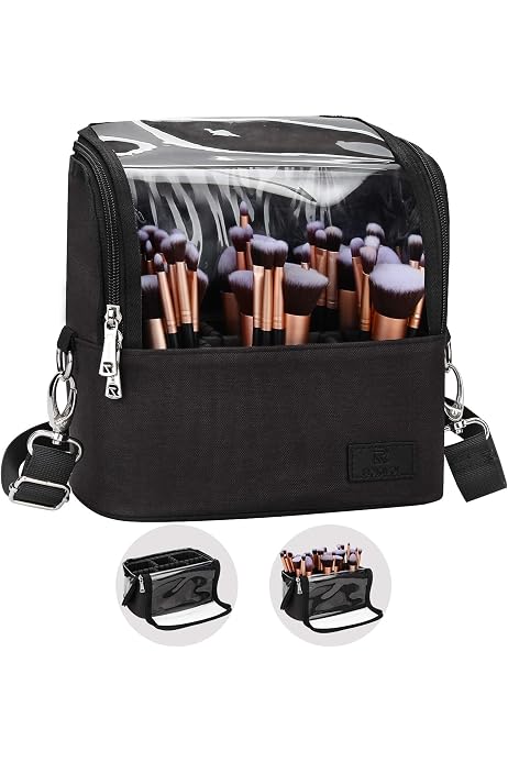 Enkrio 2 Stück Transparente Reise-Make-up-Taschen – Wasserdichte PVC Kosmetiktasche Für Handgepäck
