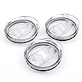 20oz Skinny Tumbler Replacement Lids 3 Pack,2.75in Cup Mouth Compatible with YETI Rambler and More Tumbler Cups，Spill Proof Splash Resistant Silicone Sliding Covers.