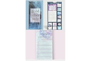 SHINEONE 2026 Slim Wall Calendar Planner Spiral, Scenic, Postal, Envelope,Sleek and Compact Calender Gift .Wider Range of designs (30 x14cm) (Good Vibes Quotes Slogan)