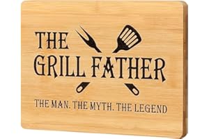 BRIKABIA Gifts for Dad Fathers Day, Dad Gifts - Bamboo Cutting Board - Best Dad Gifts from Daughter Son - Gifts for Dad Birthday Fathers Day