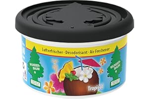 WUNDER-BAUM Wunderbaum Arbre Magique® Désodorisant Voiture, Tropical Fiber Can