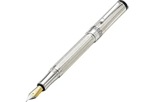 Wieczne pióro Xezo Tribune, średni dyfuzor. Srebro próby 925, platerowane platyną. Ręcznie wygrawerowane i numerowane