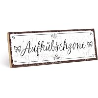 Metallschild „Morgens Zirkus Abends Theater“ – Wanddekoration 20x30 Cm, Mehrfarbig