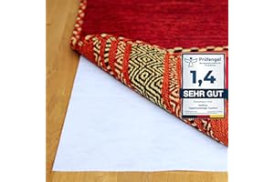 ‎HAFTPLUS HaftPlus - Teppich Antirutschunterlage aus Vlies, Öko-Tex Antirutschmatte für Teppiche, haftet ohne zu kleben, rutschfeste Teppichunterlage, Größe 80 x 200 cm