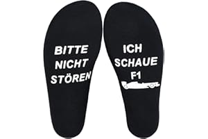 CL&MH Bitte nicht stören, ich schaue F1. Rennwagen/Sportwagen Neuheitssocken, Geburtstagsgeschenk, Sportgeschenk, Geschenk für Familienfreunde. Herren Damen Socken …