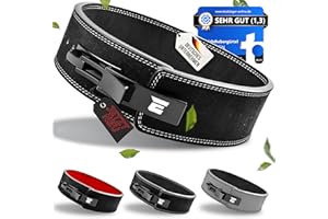 ‎EVERLEVEN EVERLEVEN Premium Echtleder Gewichthebergürtel, Gewichthebergürtel für Herren und Damen, Weightlifting Belt, Fitness Gym Gürtel Bodybuilding Kraftsport Lifting Belt - Jetzt Farbe wählen