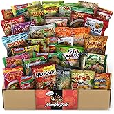 NASCHMASCHINE Asia Instant Noodle Box, 30 Different Varieties of MAMA, Indomie, Asia Ramen Udon from Beef, Pork, Shrimps, Chi