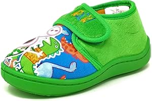 WILLIAM LAMB Boys George Pig/Peppa Pig Dinosaur Slippers (UK child 6, numeric_6)