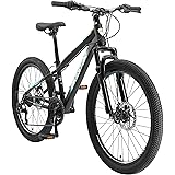 BIKESTAR MTB Mountain Bike 24" Alluminio per Bambini 8-12 Anni | Bicicletta Telaio 13 Pollici 21 velocità Shimano, Hardtail, 