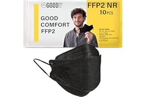 Good Mask Co. Good Comfort Adult FFP2 Face Masks, Disposable and Comfortable Face Masks